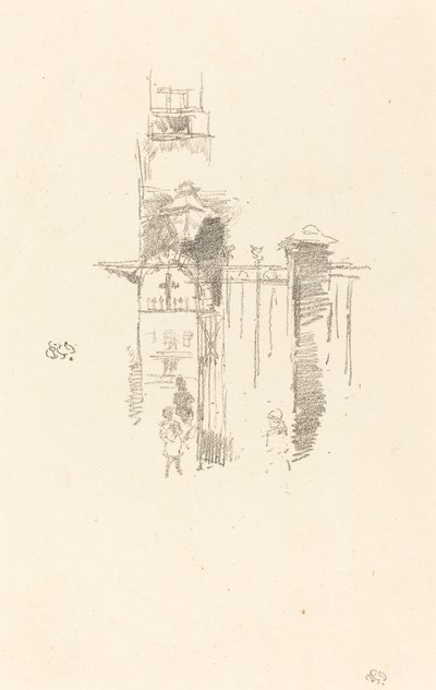 Vstupní brána od James Abbott McNeill Whistler