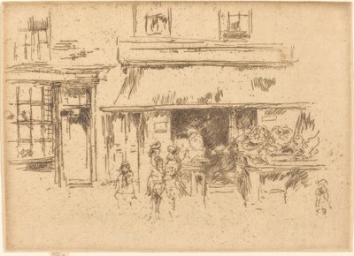 Exeterská ulice od James Abbott McNeill Whistler