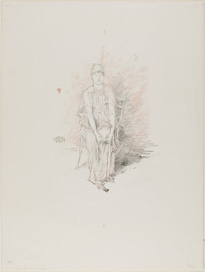 Studie postavy v barvách od James Abbott McNeill Whistler