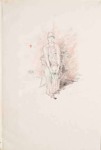 Figurální studie v barvách od James McNeill Whistler