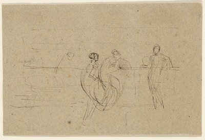 Postavy u zábradlí od James McNeill Whistler