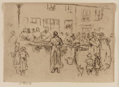 Rybí ženy, Ostende od James Abbott McNeill Whistler