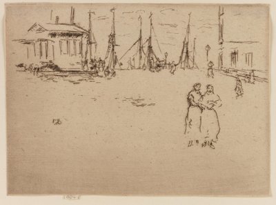 Fishing Quay, Ostende od James Abbott McNeill Whistler