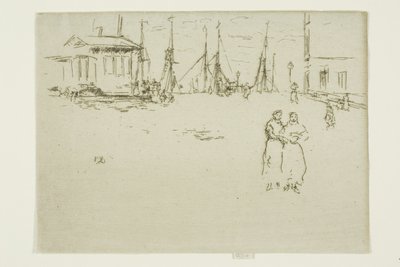 Fishing Quay, Ostende od James Abbott McNeill Whistler
