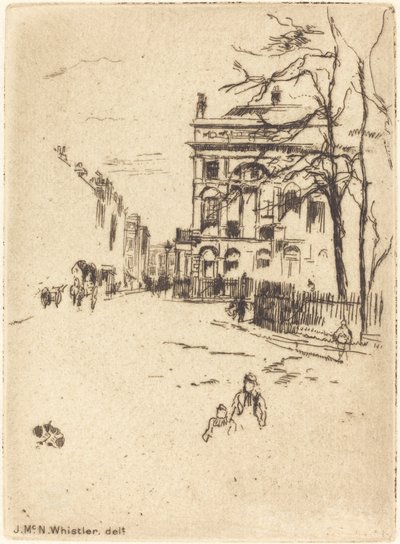 Náměstí Fitzroy od James Abbott McNeill Whistler