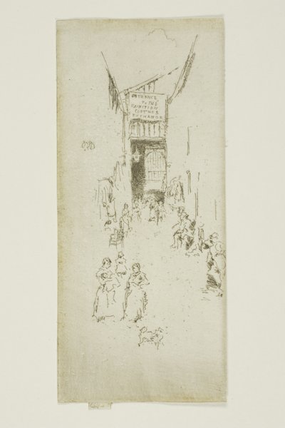 Průchod Fleur-de-lys od James Abbott McNeill Whistler