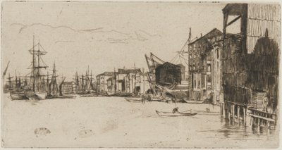 Free Trade Wharf od James Abbott McNeill Whistler