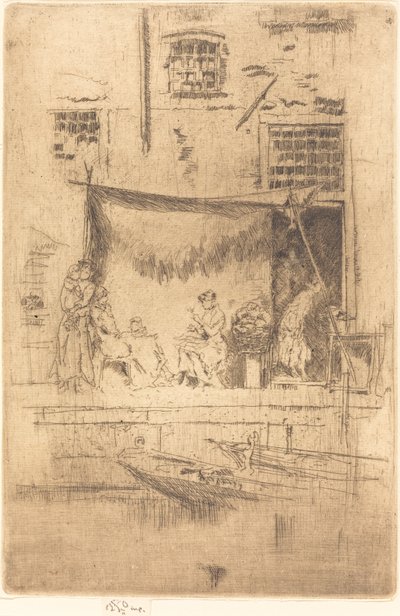 Stánek s ovocem od James Abbott McNeill Whistler