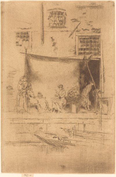 Stánek s ovocem od James Abbott McNeill Whistler