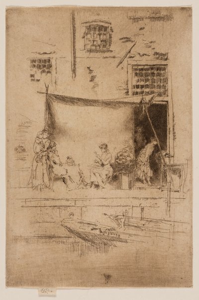 Stánek s ovocem od James Abbott McNeill Whistler