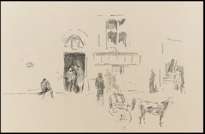 Gaiety Stage Dveře od James Abbott McNeill Whistler