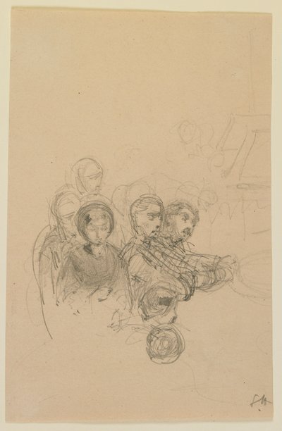 Hazardní hráči od James Abbott McNeill Whistler