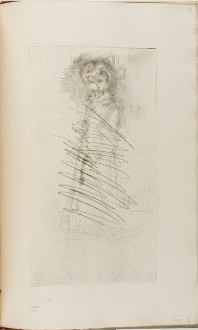 Dívka stojící od James Abbott McNeill Whistler