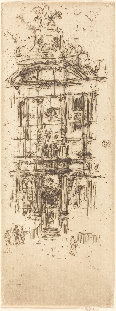 Zlatý dům, Brusel od James Abbott McNeill Whistler