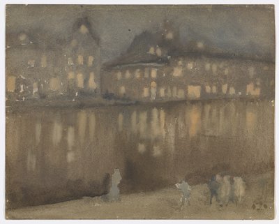 Canal Grande, Amsterdam; Nokturno od James Abbott McNeill Whistler