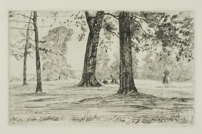 Greenwichský park od James Abbott McNeill Whistler
