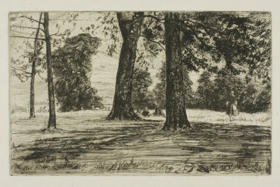 Greenwichský park od James Abbott McNeill Whistler