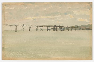 Gray and Silver – Pier, Southend od James Abbott McNeill Whistler