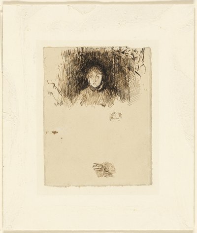 Hlava dívky od James McNeill Whistler