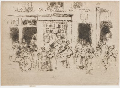 High Street, Brusel od James Abbott McNeill Whistler