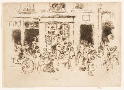 High Street, Brusel od James Abbott McNeill Whistler