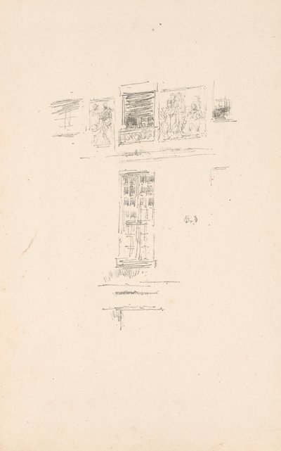 Hôtel Colbert, Windows od James McNeill Whistler