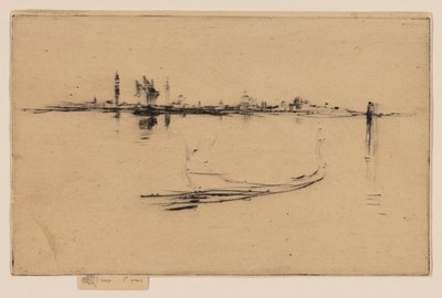 Ostrovy: Večer od James Abbott McNeill Whistler
