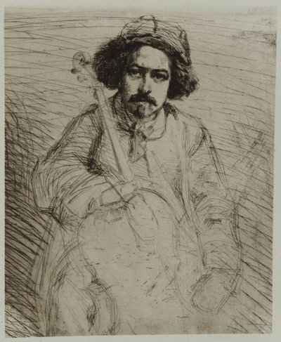 J. Becquet, sochař od James Abbott McNeill Whistler
