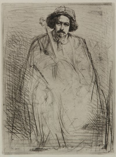J. Becquet, sochař od James Abbott McNeill Whistler