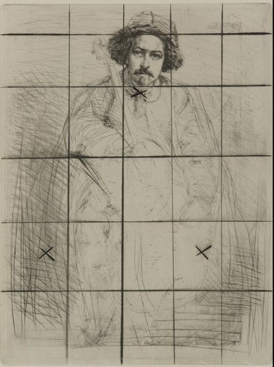J. Becquet, sochař od James Abbott McNeill Whistler