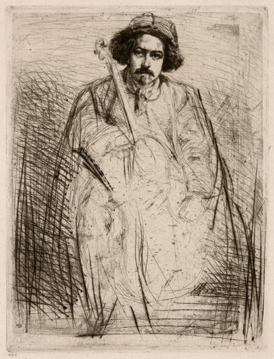 J. Becquet, sochař od James Abbott McNeill Whistler