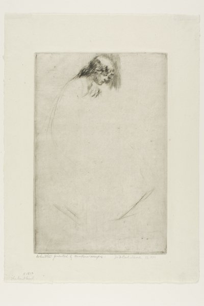 Joova ohnutá hlava od James McNeill Whistler