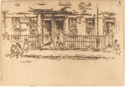 Justice Walk - Chelsea od James Abbott McNeill Whistler