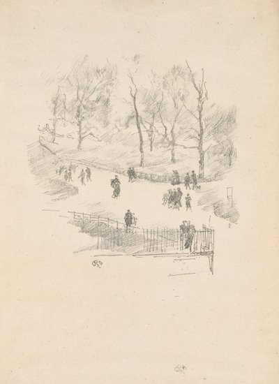 Kensingtonské zahrady od James Abbott McNeill Whistler