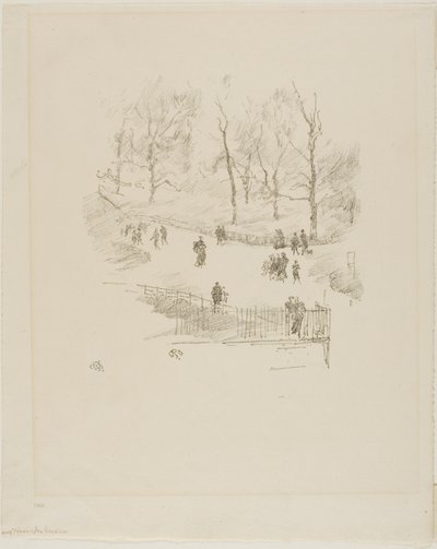 Kensingtonské zahrady od James Abbott McNeill Whistler