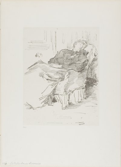 Krásná spící dáma od James Abbott McNeill Whistler