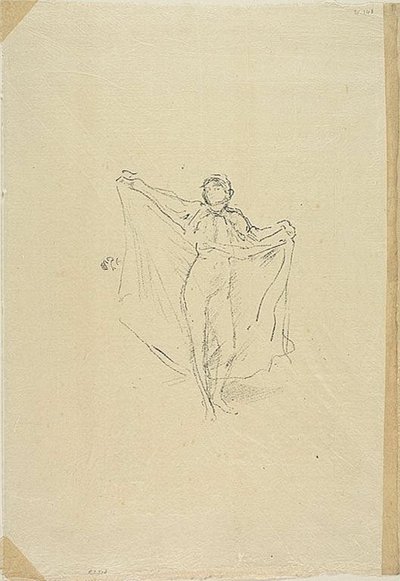 La Danseuse: Studie aktu od James Abbott McNeill Whistler