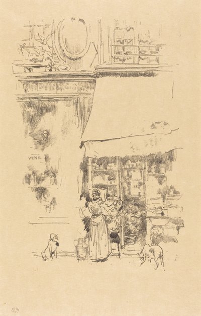 Ovocnářství v rue de Grenelle od James McNeill Whistler
