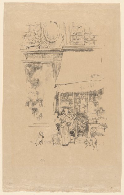 Fruitière z rue de Grenelle od James Abbott McNeill Whistler
