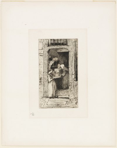 Prodejce hořčice od James Abbott McNeill Whistler