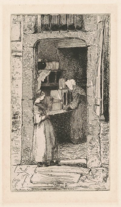 Prodejce hořčice od James Abbott McNeill Whistler