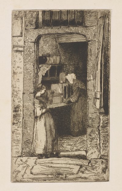 Prodejce hořčice od James Abbott McNeill Whistler