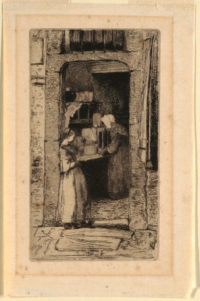 Prodejce hořčice od James Abbott McNeill Whistler
