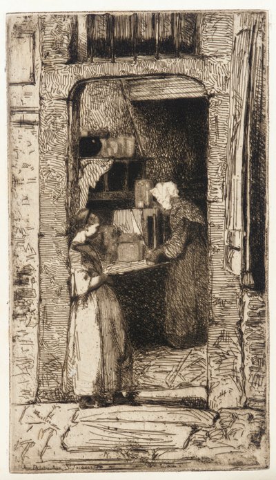 Prodejce hořčice od James Abbott McNeill Whistler
