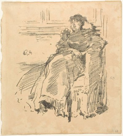 Červené šaty od James Abbott McNeill Whistler