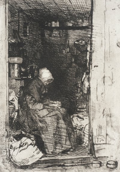 Stařena v hadrech od James McNeill Whistler
