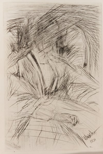 Dáma v křesle od James Abbott McNeill Whistler