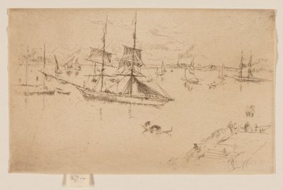 Laguna - poledne od James Abbott McNeill Whistler