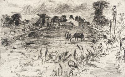 Krajina s koňmi od James McNeill Whistler