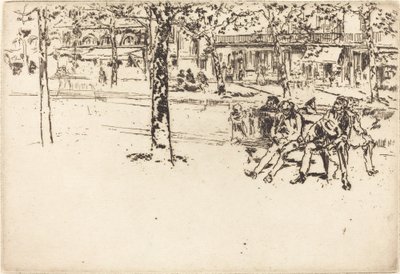 Boulevard Poissonniere od James Abbott McNeill Whistler